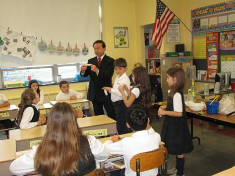 Dad Returns to Teaching Catholic School Children