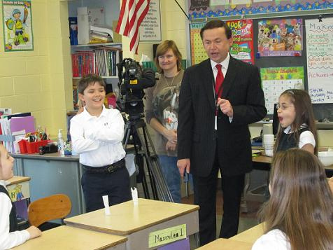 Excited Fourth-Graders